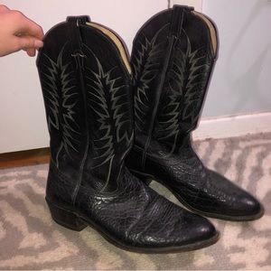 Black Men’s Cowboy Boots size 12